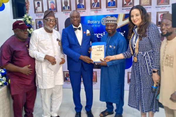 Rotary Club of Ikoyi Inducts 5 New Members, Celebrates Past Presidents